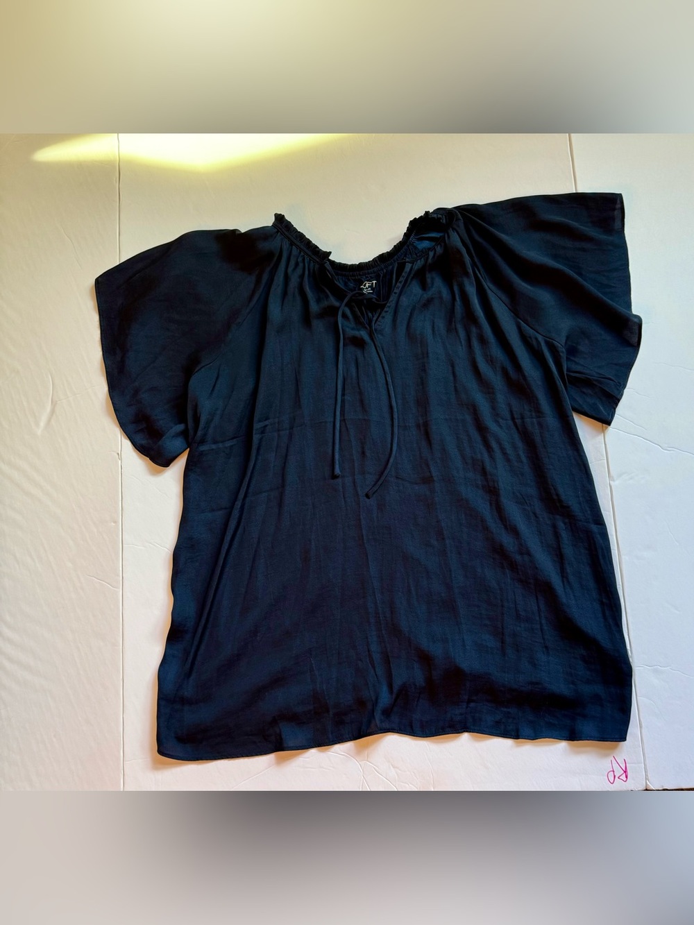 LOFT Outlet Women’s XL Mixed Media Peasant Blouse